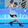 Trịnh Linh Giang thi đấu tại giải PPA Asia 1000 - MB Hanoi Cup 2026. (Ảnh: Minh Quyết/TTXVN)