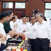 Tổng Bí thư Tô Lâm và các đại biểu. (Ảnh: Thống Nhất/TTXVN)
