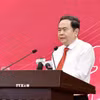 Chủ tịch Quốc hội Trần Thanh Mẫn phát biểu. (Ảnh: Doãn Tấn/TTXVN)