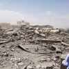 Cảnh đổ nát tại Yemen. (Ảnh: THX/TTXVN)
