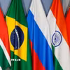 Quốc kỳ các quốc gia thành viên BRICS. (Ảnh: Getty Images/TTXVN)