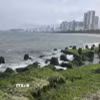 Một góc bên bờ vịnh Nha Trang. (Ảnh Đặng Tuấn/TTXVN)