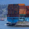 Quang cảnh cảng hàng hóa Vancouver, Canada. (Ảnh: THX/TTXVN phát)