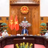 Thủ tướng Phạm Minh Chính chủ trì cuộc họp của Thường trực Chính phủ và Thường vụ Đảng ủy Chính phủ về một số nội dung quan trọng. (Nguồn: Báo Chính phủ)