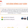 Giá xăng đồng loạt giảm gần 400 đồng mỗi lít