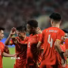 Tuyển Việt Nam cần giành được kết quả có lợi trên sân Thái Lan ở lượt đi. (Ảnh: Minh Quyết/TTXVN)