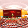 Phiên bế mạc Hội nghị lần thứ tư Ban Chấp hành Trung ương Đảng khóa XIV. (Ảnh: Phương Hoa/TTXVN)