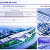 Phương án thiết kế sơ bộ Dự án đường sắt tốc độ cao trên trục Bắc-Nam. (Ảnh: Doãn Tấn/TTXVN)
