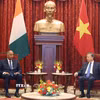 Tổng Bí thư, Chủ tịch nước Tô Lâm tiếp Chủ tịch Quốc hội Côte d’Ivoire Patrick Achi thăm chính thức Việt Nam. (Ảnh: Thống Nhất/TTXVN)