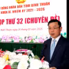 Ông Đỗ Hữu Huy, Ủy viên Ban Thường vụ Tỉnh ủy, Phó Bí thư Tỉnh ủy Bình Thuận nhiệm kỳ 2020-2025, được bầu giữ chức Chủ tịch UBND tỉnh Bình Thuận. (Ảnh: Nguyễn Thanh/TTXVN)