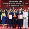 Lễ trao giải Cuộc thi chính luận về bảo vệ nền tảng tư tưởng của Đảng lần thứ 6