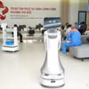 Phường Thủ Đức, TP. HCM đưa vào thử nghiệm robot hỗ trợ người dân đến làm thủ tục dịch vụ công trực tuyến. (Ảnh: Hữu Duyên/TTXVN)