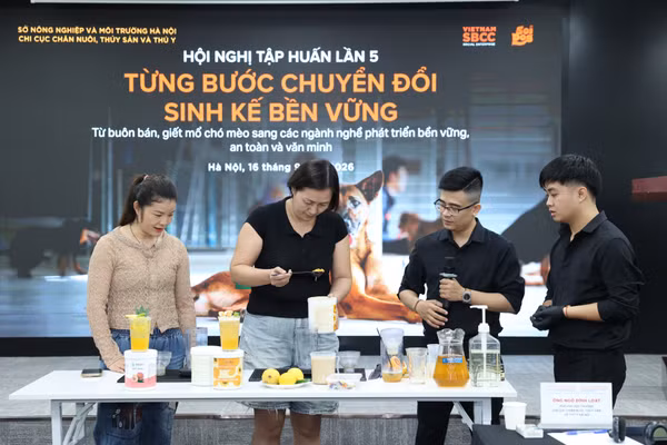 “Mở” hướng sinh kế mới, từng bước chuyển đổi hoạt động buôn bán thịt chó mèo