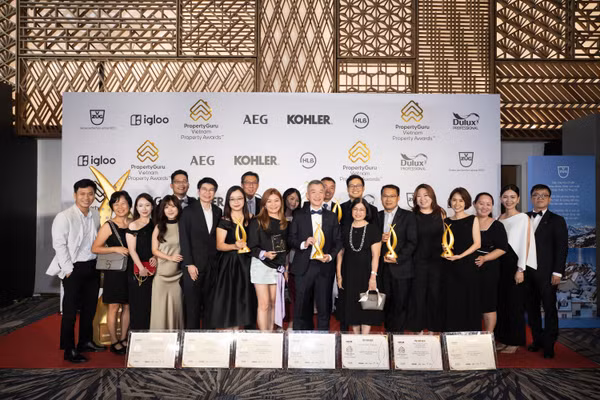 CapitaLand Development được tôn vinh DN phát triển bền vững, đóng góp xã hội và thiết kế xuất sắc