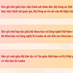 Các văn kiện hợp tác giữa Việt Nam và Sri Lanka