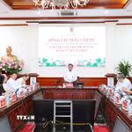 Quang cảnh buổi làm việc. (Ảnh: Phương Hoa/TTXVN)