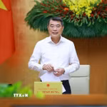 Thủ tướng Lê Minh Hưng chủ trì phiên họp Chính phủ thường kỳ tháng 5 năm 2026. (Ảnh: Dương Giang/TTXVN)