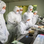 Phòng sạch, Trung tâm Nano và Năng lượng, trường Đại học Khoa học Tự nhiên, Đại học Quốc gia Hà Nội, nơi đào tạo và nghiên cứu về bán dẫn. (Ảnh: Giang Huy)