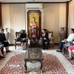 Quang cảnh buổi làm việc. (Ảnh: TTXVN phát)