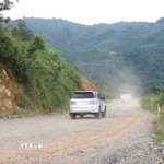 Quốc lộ 28B. (Ảnh: Nguyễn Thanh/TTXVN)