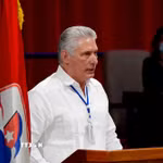 Chủ tịch Cuba Miguel Díaz-Canel Bermúdez. (Ảnh: THX/TTXVN)