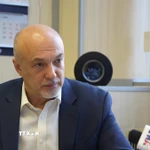 Tiến sỹ Oleg Ghermanovych Rumyntsev trả lời phỏng vấn TTXVN tại Nga. (Ảnh: Trần Hải/TTXVN)