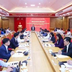 Quang cảnh buổi làm việc. (Ảnh: Phương Hoa/TTXVN)