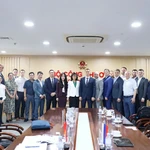 Thứ trưởng Bộ Công Thương Phan Thị Thắng và Đoàn công tác tỉnh Tyumen, Liên bang Nga. (Nguồn: Bộ Công Thương)