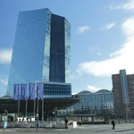 Trụ sở Ngân hàng Trung ương châu Âu (ECB) ở Frankfurt, Đức. (Nguồn: THX/TTXVN)