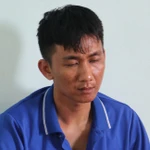 Nghi phạm Tâm tại cơ quan công an. (Ảnh do công an cung cấp)