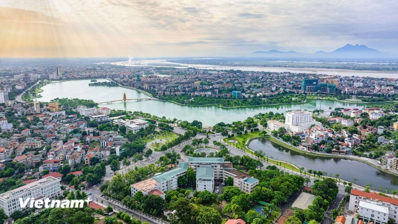 Phường Việt Trì, tỉnh Phú Thọ quy hoạch phát triển đồng bộ, hiện đại. (Ảnh: Nguyễn Thảo/Vietnam+)