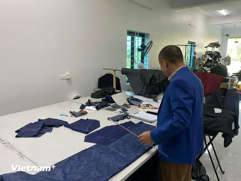 Làng nghề may Phú Xuyên. (Nguồn: Vietnam+)