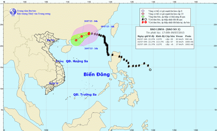 Bão Linfa tràn vào Trung Quốc khiến nhiều cây cối bị gãy đổ ảnh 1