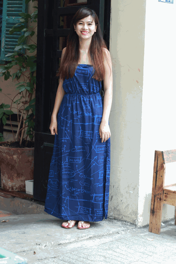 Tham khảo ba cách phối đầm maxi duyên dáng đến công sở ảnh 2