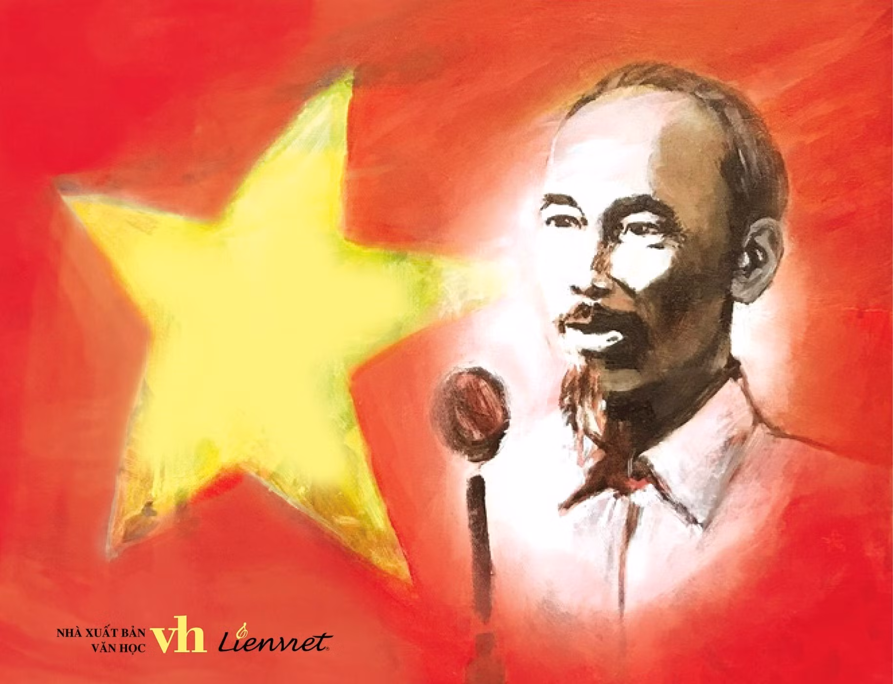 Minh họa bìa của tác phẩm “Từ Việt Bắc về Hà Nội” - tập 3 trong bộ tiểu thuyết 5 tập “Nước non vạn dặm.”