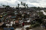 Cảnh tàn phá do bão Kalmaegi ở Talisay, tỉnh Cebu, Philippines, ngày 5/11/2025. (Ảnh: Reuters/TTXVN)