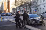 Cảnh sát làm nhiệm vụ tại Washington. (Nguồn: Xinhua)