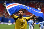 Thủ thành Vozinha đi vào lịch sử World Cup. (Ảnh: AFP/TTXVN)