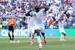 Lukaku ấn định chiến thắng đậm 4-1 cho Bỉ, loại Mỹ khỏi World Cup 2026. (Ảnh: AFP/TTXVN)