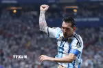 Messi thiết lập nên hàng loạt kỷ lục tại World Cup. (Ảnh: AFP/TTXVN)