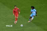 Ronaldo đang chịu áp lực lớn sau trận ra quân thất vọng. (Ảnh: AFP/TTXVN)