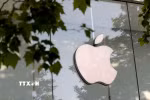 Biểu tượng Apple. (Ảnh: THX/TTXVN)
