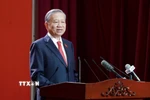 Tổng Bí thư Tô Lâm phát biểu chỉ đạo đại hội. (Ảnh: Thanh Vũ/TTXVN)