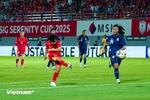 Việt Nam quyết đánh bại Thái Lan để giành hạng 3 AFF Cup nữ 2025. (Ảnh: Việt Anh/Vietnam+)