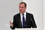 Phó Chủ tịch Hội đồng An ninh Nga Dmitry Medvedev. (Ảnh: AFP/TTXVN)