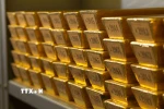 Vàng được trữ tại một ngân hàng ở Frankfurt, Đức. (Ảnh: AFP/TTXVN)