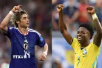 Brazil sẽ đối đầu Nhật Bản ở vòng 1/16 World Cup 2026. (Ảnh: AFP/TTXVN)