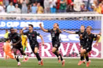 Canada không được thi đấu trên sân nhà ở trận gặp Nam Phi tại vòng 32 đội World Cup 2026. (Ảnh: AFP/TTXVN)