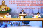 Thủ tướng Phạm Minh Chính chủ trì Hội nghị triển khai Nghị quyết của Quốc hội về thí điểm một số cơ chế, chính sách đặc thù phát triển nhà ở xã hội. (Ảnh: Dương Giang/TTXVN)