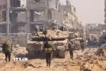 Binh sỹ Israel tham gia chiến dịch quân sự tại Dải Gaza. (Ảnh: THX/TTXVN)